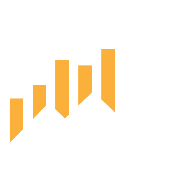 Stylised upward chart representing fuelService reporting